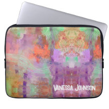 ユニークサイケデリック抽象芸術個人用ミントグリーン