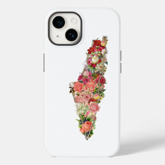 ユニークシンプルフローラパレスティナの地図 Case-Mate iPhone 14ケース