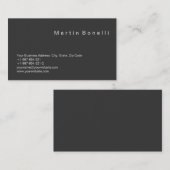 ユニークシンプルモダンミニマリスト 名刺 (正面/裏面)