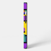 ユニークスタイリッシュカラフル抽象芸術 iPhoneケース (左側面)