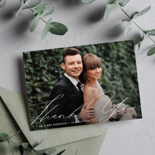 ユニークスタイリッシュサンキューカード