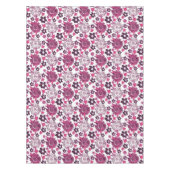 ユニークスタイリッシュフローラヴィンテージパターン テーブルクロス (正面)