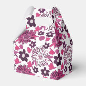 ユニークスタイリッシュフローラヴィンテージパターン フェイバーボックス (正面サイド)