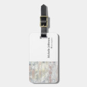 ユニークスタイリッシュ壁ホワモダンイ平シンプル面 ラゲッジタグ (正面縦)