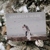 ユニークスタイリッシュ文字 | 結婚したとメリー シーズンカード
