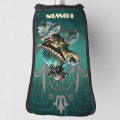 ユニークステームパンク ゴルフヘッドカバー (回転90)