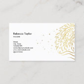 ユニークセラピストライフコーチヤナギの木の人生 名刺 (裏面)