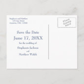 ユニークチェックリスト日付の保存 案内ポストカード (裏面)