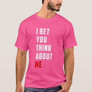 ユニークデザインは考えMのプレゼント Tシャツ