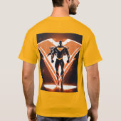 ユニークデザイン男性へTシャツ Tシャツ (裏面)