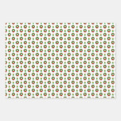 ユニークデザイン、クリスマスデコレーションSanta Gift ラッピングペーパーシート (正面2)