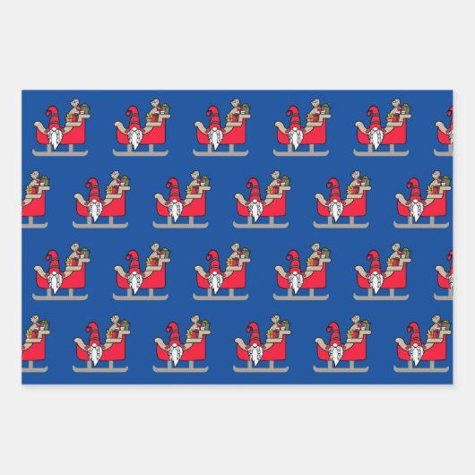 ユニークデザイン |クリスマス格言ギフトラッピングPa ラッピングペーパーシート (正面3)