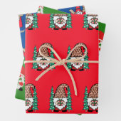 ユニークデザイン |クリスマス格言ギフトラッピングPa ラッピングペーパーシート (インサイチュ)