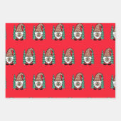 ユニークデザイン |クリスマス格言ギフトラッピングPa ラッピングペーパーシート (正面)