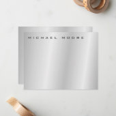 ユニークトレンディープロフェッショナルグモダンレー ノートカード (正面/裏面インサイチュ)