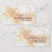 ユニークトレンディー個人プロフェッショナル 名刺 (正面/裏面)