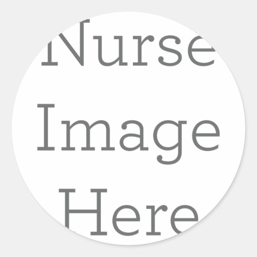 ユニークナースステッカー ラウンドシール (正面)
