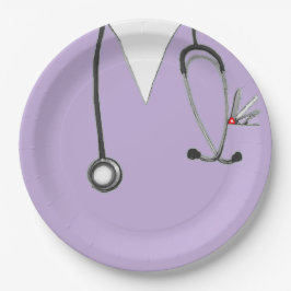 ユニークナースパーティー紙プレート ペーパープレート