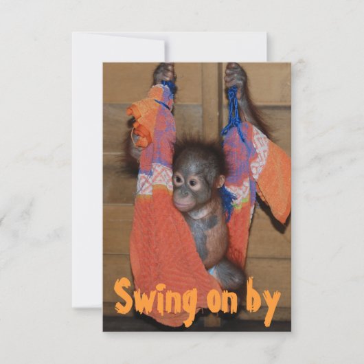 ユニークハッピーハローウィンパーティー 招待状 (正面)