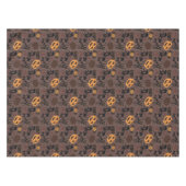 ユニークハロウィン不気味パターン テーブルクロス (正面(横))