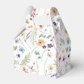 ユニークハート水彩野花フローラ結婚ズ フェイバーボックス (裏面サイド)