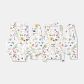 ユニークハート水彩野花フローラ結婚ズ フェイバーボックス (折り畳みなし)