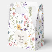 ユニークハート水彩野花フローラ結婚ズ フェイバーボックス (オープン)