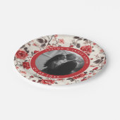 ユニークバラ結婚のバチュラーパーティプレート ペーパープレート (アングル)