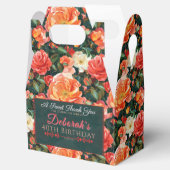 ユニークバラ誕生日お菓子用ボックス フェイバーボックス (オープン)