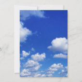 ユニークパイロット退職又は誕生日パーティー 招待状 (裏面)