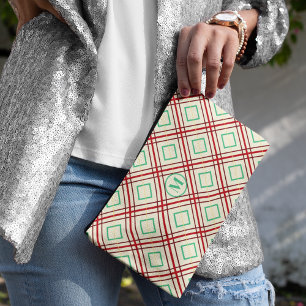 ユニークパターン幾何ミニマモノグラムのリスト アクセサリーポーチ