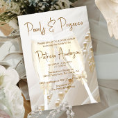 ユニークパーエレガントル&プロセッコブライダルシャワー 招待状