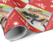 ユニークパーソナライズされたクリスマス ラッピングペーパー (ロールコーナー)
