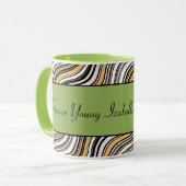 ユニークパーソナライズされたクールデザイン誕生日M マグカップ (正面左)