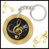 ユニークパーソナライズされたミュージシャンの安い贈り物 キーホルダー