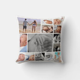 ユニークパーソナライズされた写真テンプレート クッション