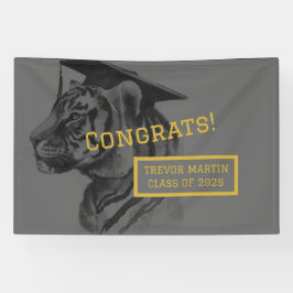 ユニークパーソナライズされた卒業バナー 横断幕