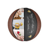 ユニークパーソナライズされた父の日 ミニバスケットボール (縦)