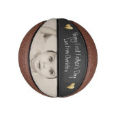 ユニークパーソナライズされた父の日 ミニバスケットボール (縦)