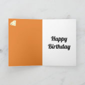 ユニークパーソナライズされた生誕生日カード カード (内部)