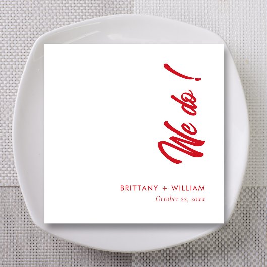 ユニークパーソナライズされた結婚カクテル スタンダードカクテルナプキン