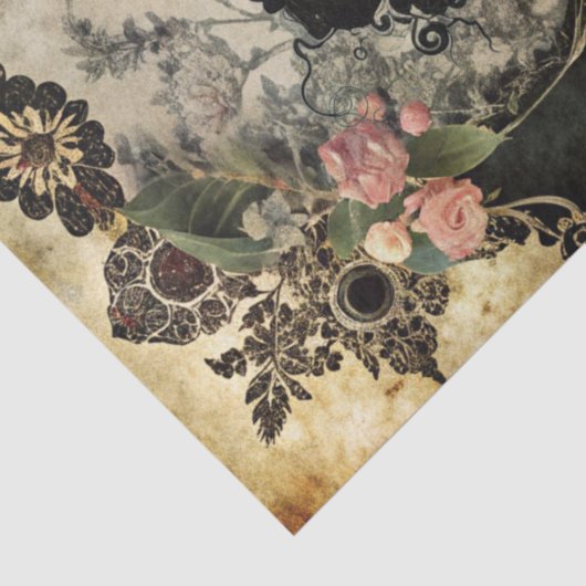 ユニークビクトリアンエレガントフローラ園の少女 薄葉紙 (詳細)