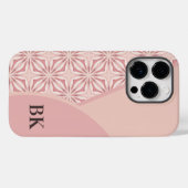 ユニークピフェミニンッかわいらしクの幾何学的パターン Case-Mate iPhoneケース (裏面 (横))