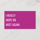 ユニークピモダンッはっきりしたクタイポグラフィクリエイティブ 名刺 (正面)