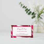 ユニークフェスティバルモダンクリスマスプロモーション 名刺 (スタンド正面)