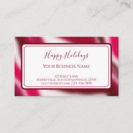 ユニークフェスティバルモダンクリスマスプロモーション 名刺