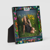 ユニークフローラ卒業カスタムStylishPhoto名 フォトプラーク (正面)