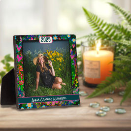 ユニークフローラ卒業カスタムStylishPhoto名 フォトプラーク