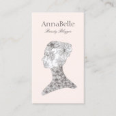 ユニークフローラ顔美しい 名刺 (正面)