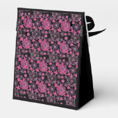 ユニークフローラ（ピンク/黒） フェイバーボックス (裏面サイド)